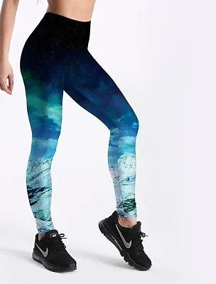 Leggings  Digital 3d Plus Size Sport Work  Yoga Party Stretchy Sale  Hot Trends • £9.99