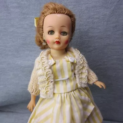 Vintage Ideal Revlon Fashion Doll 10.5in Rooted Hair Sleep Eyes Yellow Dress • $49.99