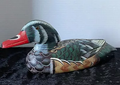 Vintage Painted Duck Heart Beak • $19.99