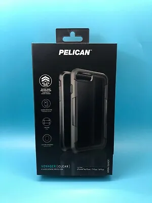 Pelican Voyager IPhone 6 Plus 6s Plus 7plus 8 Plus W/Holster Clear/Grey • $22.95