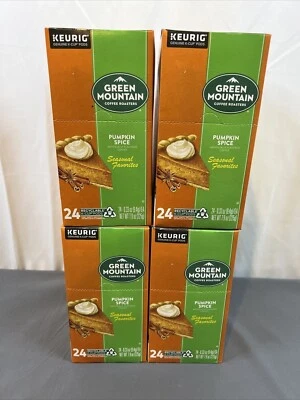 $49.99 • Buy Green Mountain Pumpkin Spice Coffee 96 Count Keurig K Cup Pods FREE SHIPPING 