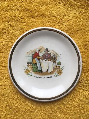 £1 • Buy Souvenir Of Wales Trinket Plate - Ware FWR England