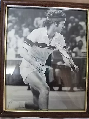 $150 • Buy Authentic Autograph Picture John McEnroe  1981 Wimbledon Signed 4 Fan NON-Promo