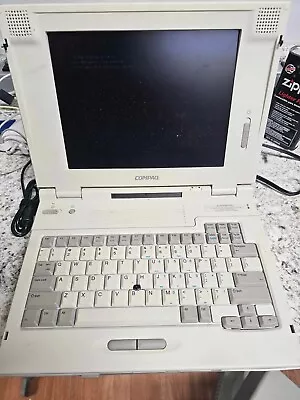 Retro Dos/Windows Vintage Compaq LTE5100 Intel Pentium 90Mhz - Powers Posts • $109.95