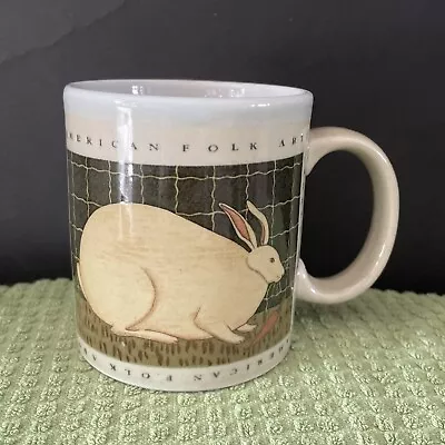 Warren Kimble Coffee Mug Cup Ceramic Otagiri Japan American Folk Art • $18.95