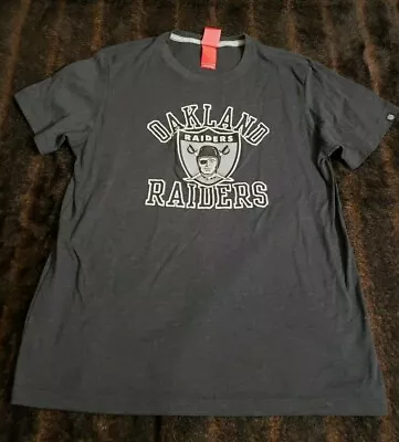 Nike NFL Oakland Raiders Womens Large Gray Short Sleeve T Shirt • $11.88