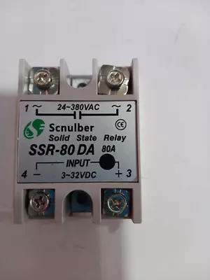 1PC New Scnulber SSR-80DA SSR80DA Solid State Relay 80A Free Shipping • $67.25