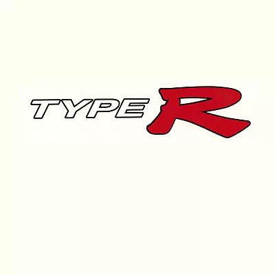 $6 • Buy Vinyl Racing Decal Sticker For Type R Logo Honda Civic Acura Auto Car Turbo JDM