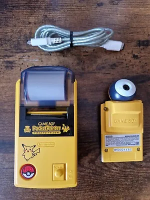 Nintendo Game Boy Pocket Printer Pikachu Edition & Camera • £150
