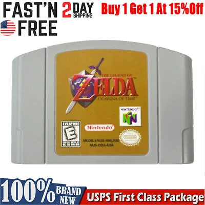 The Legend Of Zelda Ocarina Of Time Game Cartridge For Nintendo N64 Console • $19.89