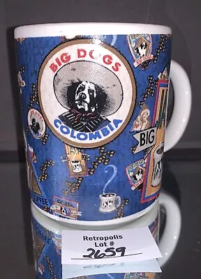 Vtg 1998 Starbarks Ceramic Columbia Big Dogs Coffee Mug • $23