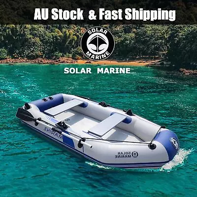 SOLAR MARINE Inflatable Boats And 4 Stroke Outboard Motor Set • $1125