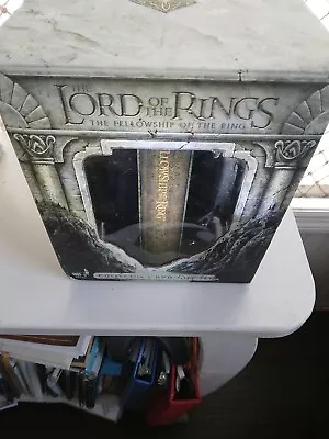 Lord Of The Rings Fellowship Of The Ring Collector's 5 DVD Gift Set W/Bookends • $93