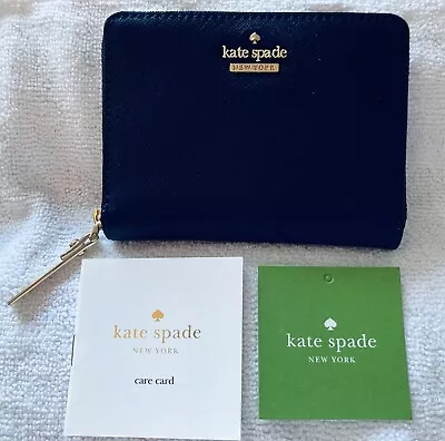 Kate Spade Cameron Street Lainie Wallet Purse In Twilight (navy Blue) BNWT Fab • £19.99