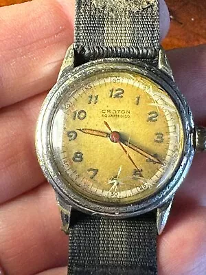 Vintage Croton Aquamedico Stainless Steel Watch Does Not Run • $49.99