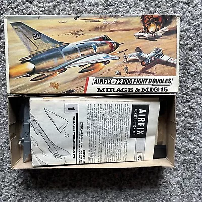 Airfix-72 Dog Fight Doubles Mirage & MIG15 Model Kits 1:72 No. D363F • $30