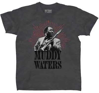 Muddy Waters Portrait Chicago Delta Blues Rock Jazz Music T Shirt PSP-MDD-1001 • $19.99