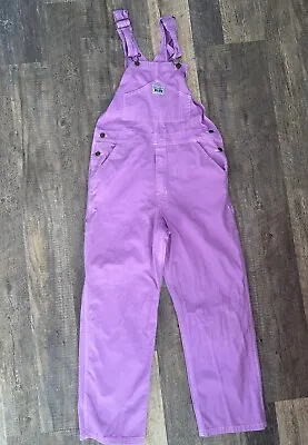 Rugged Blue Brand Painter Bib Denim Overalls 30x30 Purple Jean Womens Kids Mens • $45