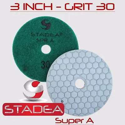 Stadea Diamond Polishing Pad Dry 3  - Concrete Granite Stone Glass Polishing • $6.99