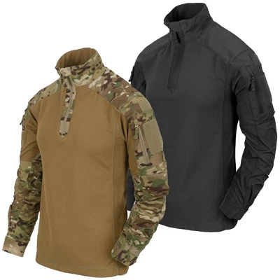 Helikon MCDU UBACS Tactical Combat Shirt Lightweight Ripstop Black/Multicam Camo • £54.90