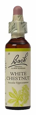 Bach Flower Remedies White Chestnut  20ml. BBE 12/2027 • $19.18