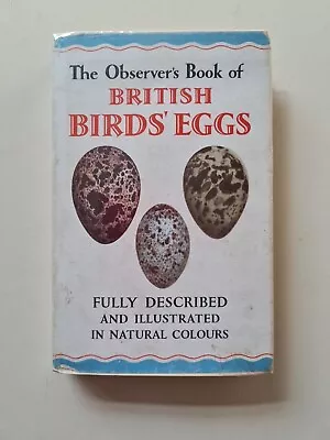 Observers Book Of British Eggs 1954 HB Pocket Series Book With Dust Jacket 1st • £19.99