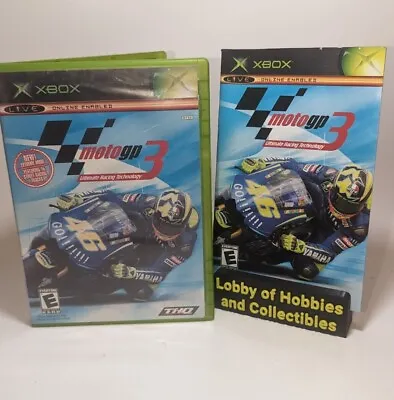 MotoGP: Ultimate Racing Technology 3 (Microsoft Xbox 2005) CIB Complete Tested • $10.24