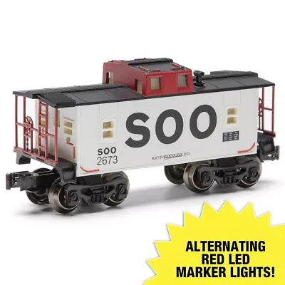 O Gauge Lighted Cupola Caboose - SOO LINE - Never Ran • $35.99