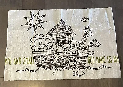 Noah’s Ark Themed 100% Cotton Rug Wall Tapestry • $20.99