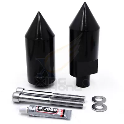 Billet Aluminum Spike Sport Bike Frame Sliders For 2005-2006 Suzuki GSXR 1000 • $152.39