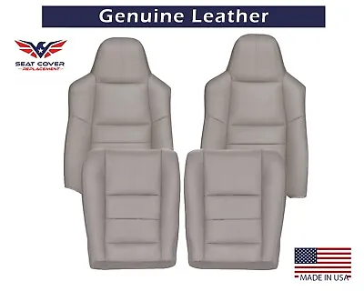 2008 2009 2010 Ford F250 F350 Lariat Replacement Leather Seat Covers In Gray • $280