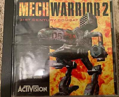 Mech Warrior 2 31st Century Combat Video Game CD-ROM Software Windows 95 & Book • $10