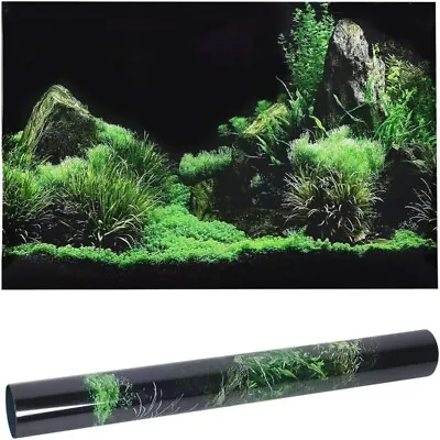 PVC Underwater Seaworld Self Adhesive Backdrop Fish Tank Background  Terrarium • £6.61