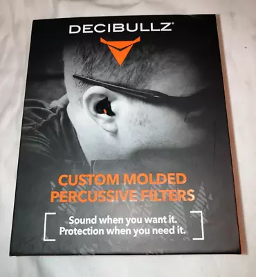 Decibullz Custom Molded Percussive Shooting Filter Ear Plugs • $65