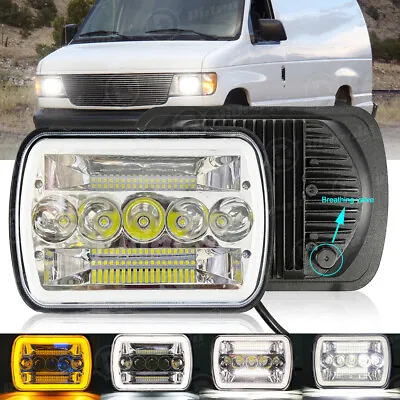 7x6 5x7 LED Headlight Hi/Lo Sealed Beam For GMC Van Safari Savana 1500 2500 3500 • $32.99
