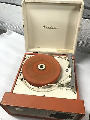 £122.76 • Buy Works VTG RECORD PLAYER MONTGOMERY WARD AIRLINE HIGH FIDELITY JWR766A 14525