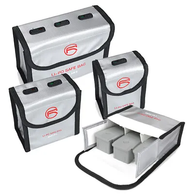 $13.18 • Buy Portable Explosion-proof Lipo Battery Bag Protective Case For DJI Mavic Air 2