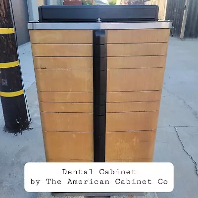 Vintage Dental Cabinet By The American Cabinet Co 1953 • $400