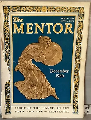 Mentor Magazine From 1926 1927 & 1928 • $9.95
