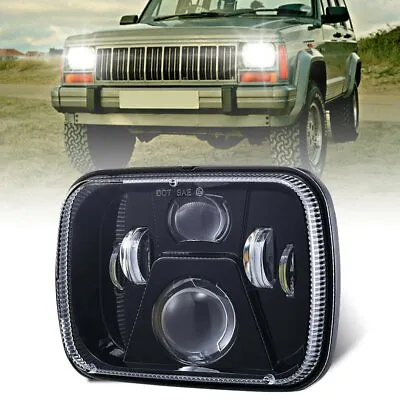 DOT 5X7 7x6 LED Headlights For Jeep Wrangler YJ 1986-1995  Cherokee XJ 1984-2001 • $29.99