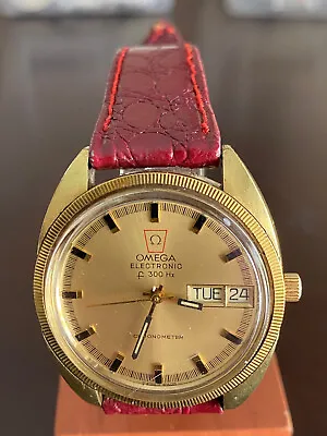 Vintage Men's Omega Wrist Watch Cal. 1260 F300 H2 Keeping Time Ref 198.0045 • $425