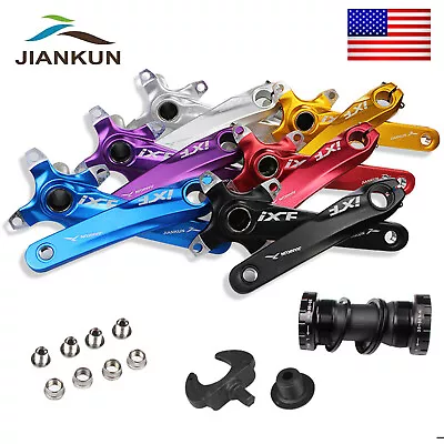 IXF Bike Crankset BB 170mm Crank Arm MTB Mountain Bicycle 104/64bcd Aluminum US • $43.75