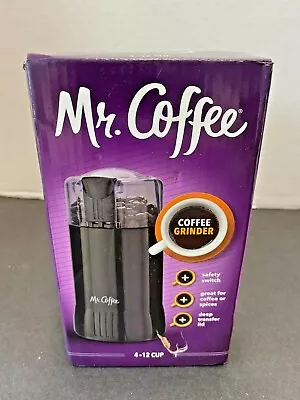 Mr. Coffee Electric Coffee Grinder|Coffee Bean Grinder| Spice Grinder Black NEW • $24.99