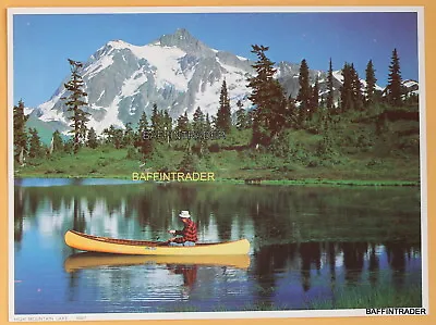 Vintage Fishing Calendar Salesman Sample Litho Print 8  X 6  High Mountain Lake • $4.33