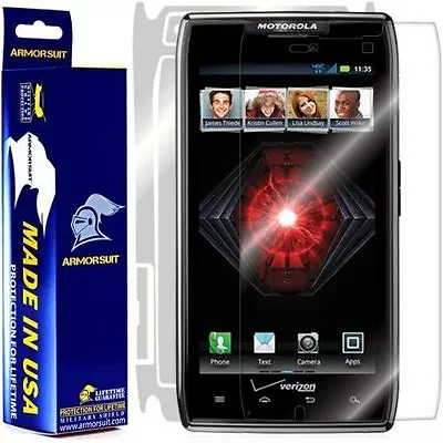 ArmorSuit Motorola Droid Razr HD Screen Protector + Full Body Skin Made In USA • $17.45