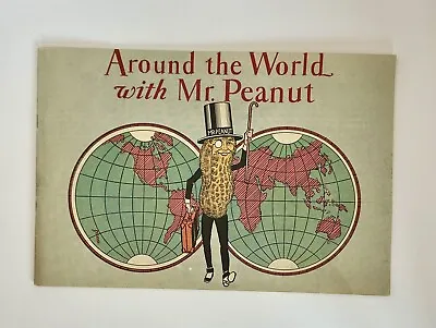 Around The World With Mr. Peanut  1929 Vfine See My Others No Reserve • $9.99