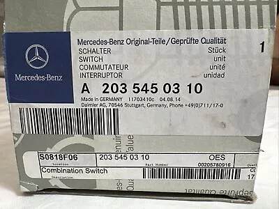 MERCEDES BENZ COMBINATION SWITCH OEM 2006-09 FITS (W203) Part #A2035450310 • $115