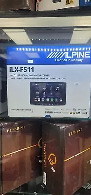 New Alpine ILX-F511 Halo 11  Digital Media Receiver Apple CarPlay + Android Auto • $100