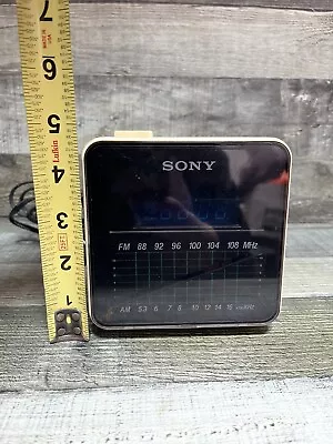 Vintage Sony Dream Machine Cube ICF-C10W  White AM/FM Radio Alarm Clock Digital • $34