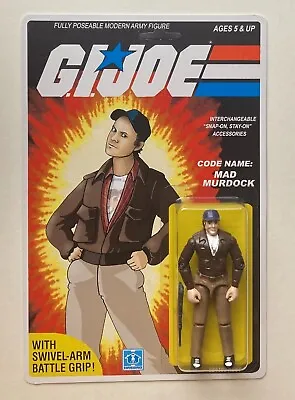 Custom Made Mad Murdock A-Team 3 3/4 GI Joe Vintage Style ARAH Action Figure • $59.95